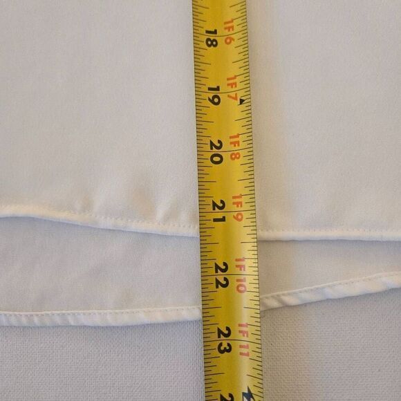 Zara Basic Women's Lace & Pearl Trim Sleeveless Blouse White Size Medium - Picture 9 of 10